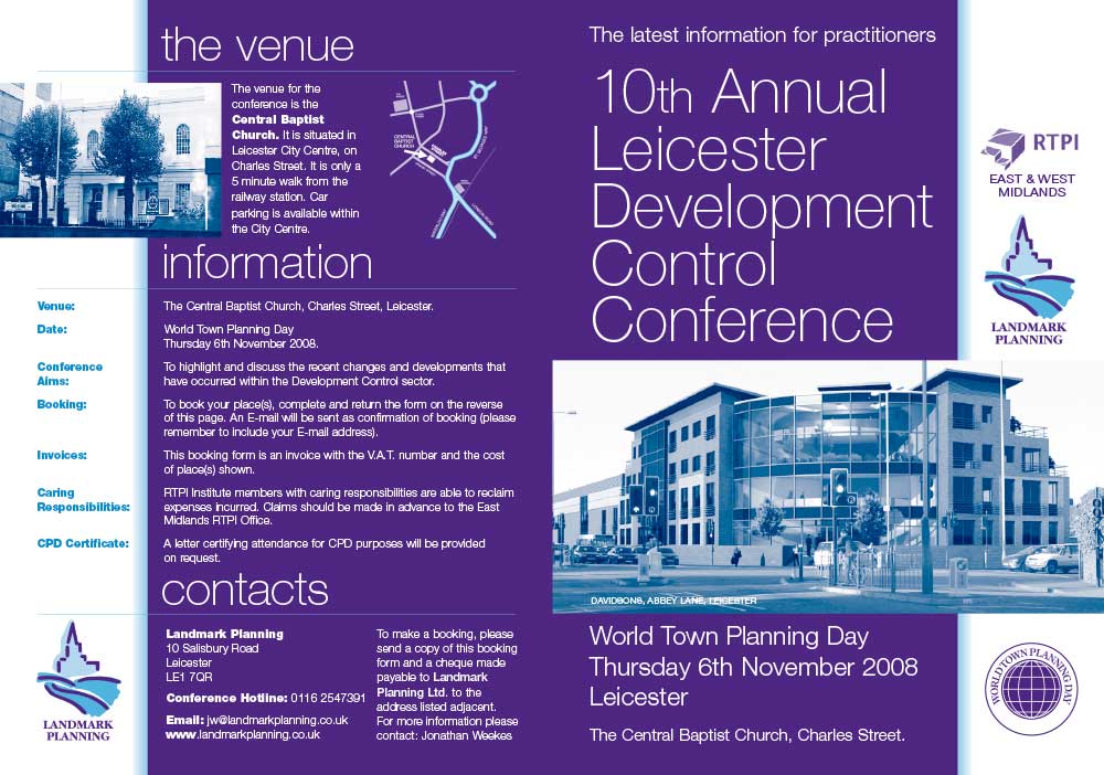 Image of the front of brochure