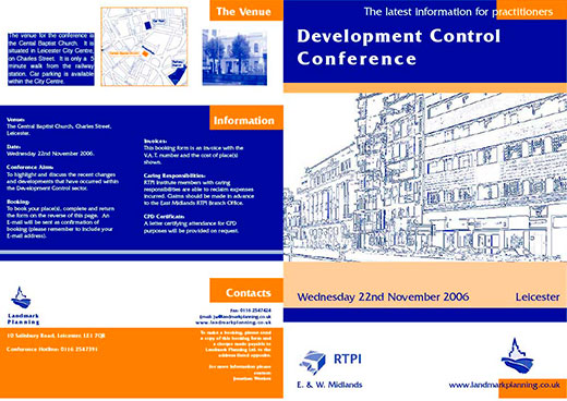 Image of the front of brochure