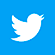 Twitter logo showing a small bird